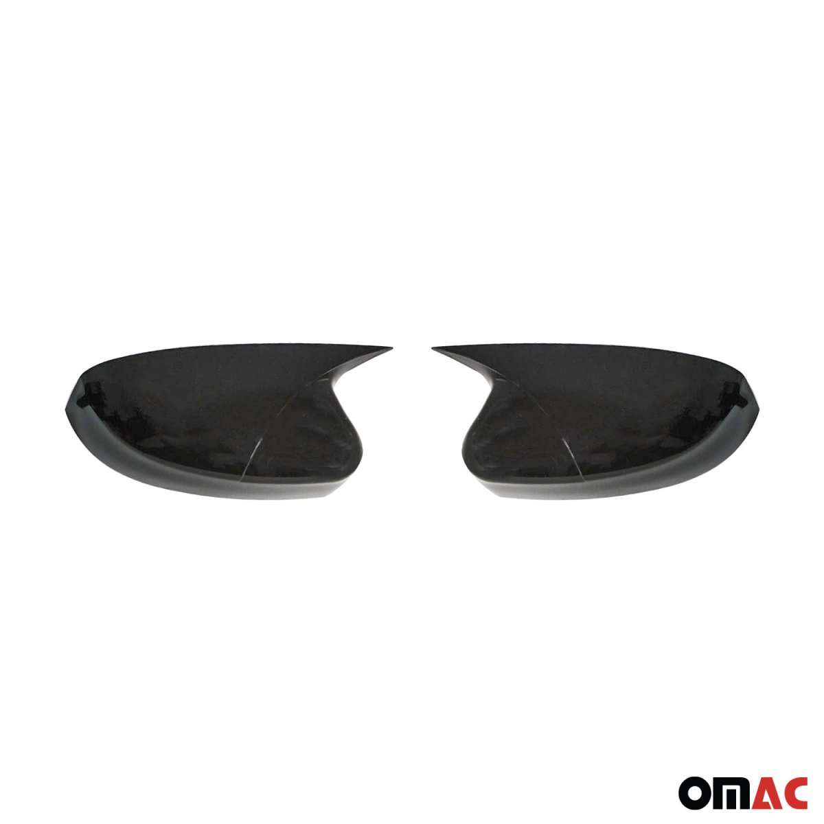 Ford Mondeo Mirror Cover - Omac - Bat Model - Gloss Piano Black - '08-'14